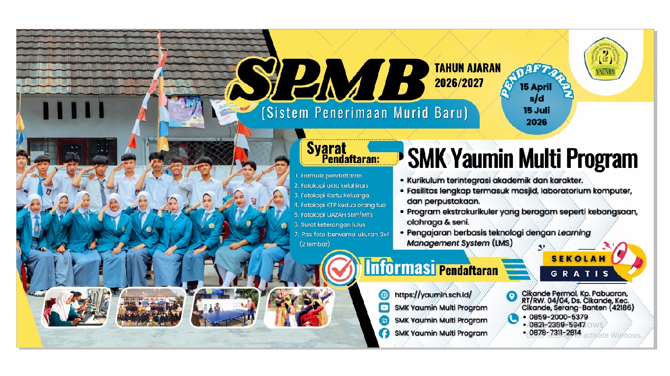 SPMB SMK Yaumin Multi Program